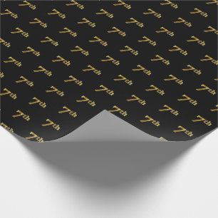 Black, Faux Guld 7:e (sjunde), händelse Presentpapper