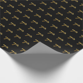 Black, Faux Guld 7:e (sjunde), händelse Presentpapper