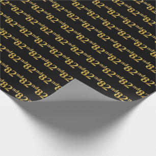 Black, Faux Guld 82:a (åttiosekunders) händelsen Presentpapper