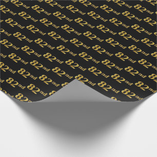 Black, Faux Guld 82:a (åttiosekunders) händelsen Presentpapper