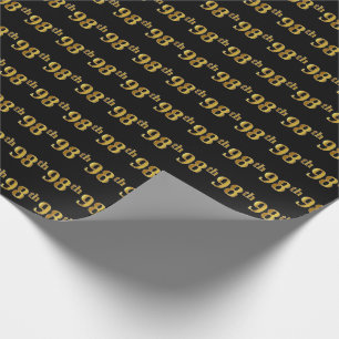 Black, Faux Guld 98:e (98:e) händelsen Presentpapper