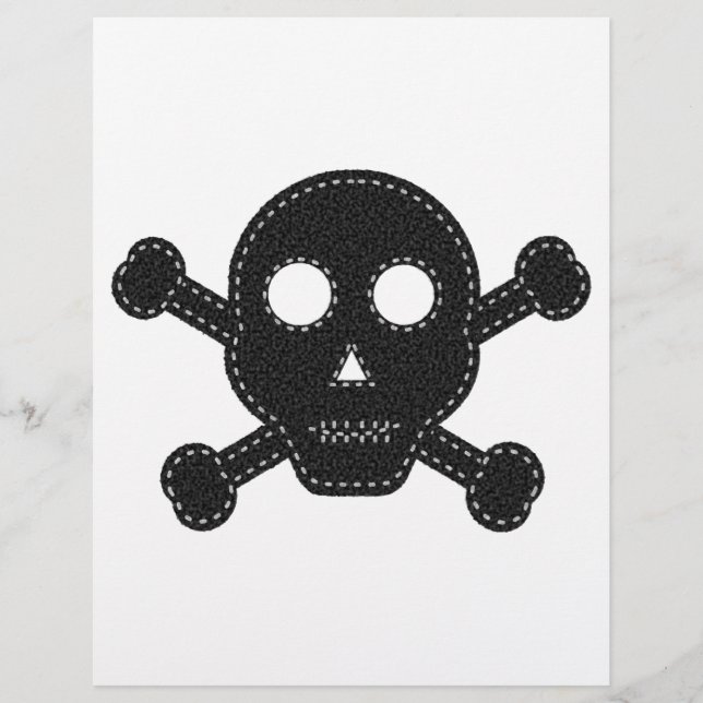 Black Felt Skull (Framsida)