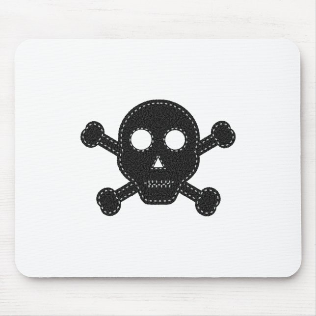 Black Felt Skull Musmatta (Framsidan)