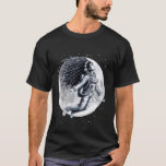 Black Female Astronauts The Måne Planets, Science T Shirt<br><div class="desc">Svart female astronauter Måne Planets,  Science,  astronomi</div>