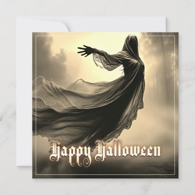 Black Female Ghost i Hellscape - Halloween (Framsida)