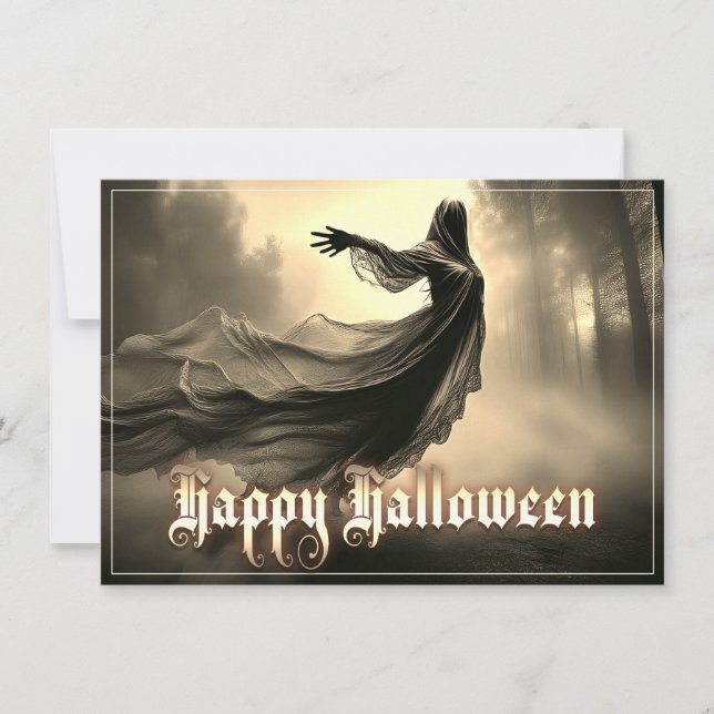Black Female Ghost i Hellscape - Halloween (Framsida)