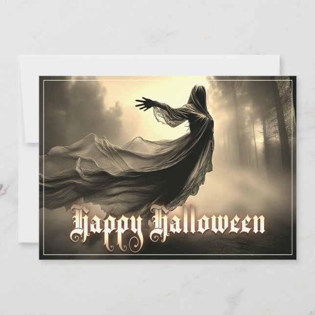 Black Female Ghost i Hellscape - Halloween (Framsida)