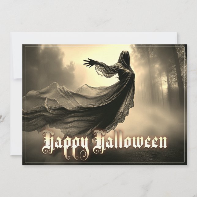 Black Female Ghost i Hellscape - Halloween (Framsida)