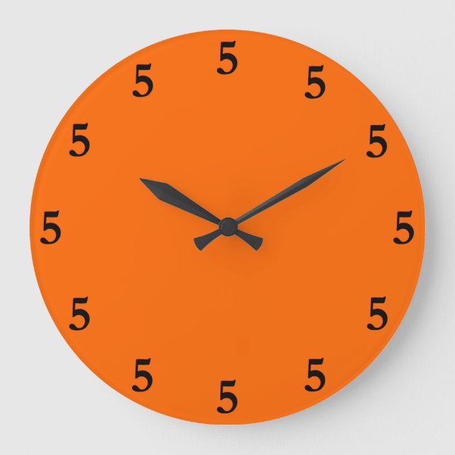 Black Fem'Clock nånstans på Orangen Stor Klocka (Framsida)