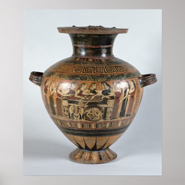 Black-figur hydria poster (Framsidan)