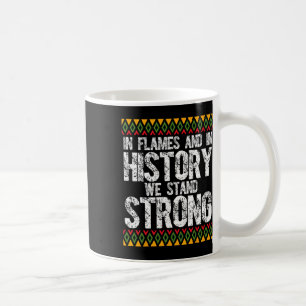 Black Firefighter Firefighter Fireman Black Histo Kaffemugg
