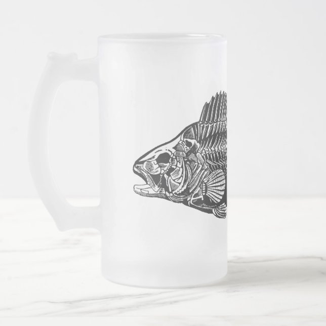 Black Fish Fars dag Frostat Ölglas (Vänster)