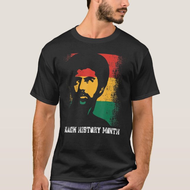 Black Fist Shirt African American Pride Black Hist T (Framsida)