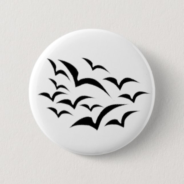Black Fladdermus Cloud Button Knapp (Framsida)