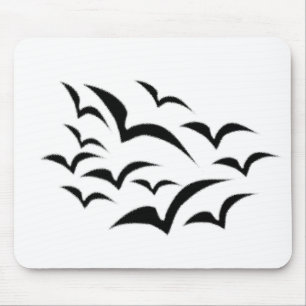 Black Fladdermus Cloud Kids Mousepad Musmatta