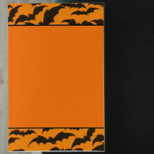 Black Fladdermus Halloween Flygblad