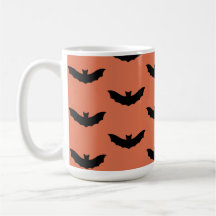 Black Fladdermus Halloween Mugg
