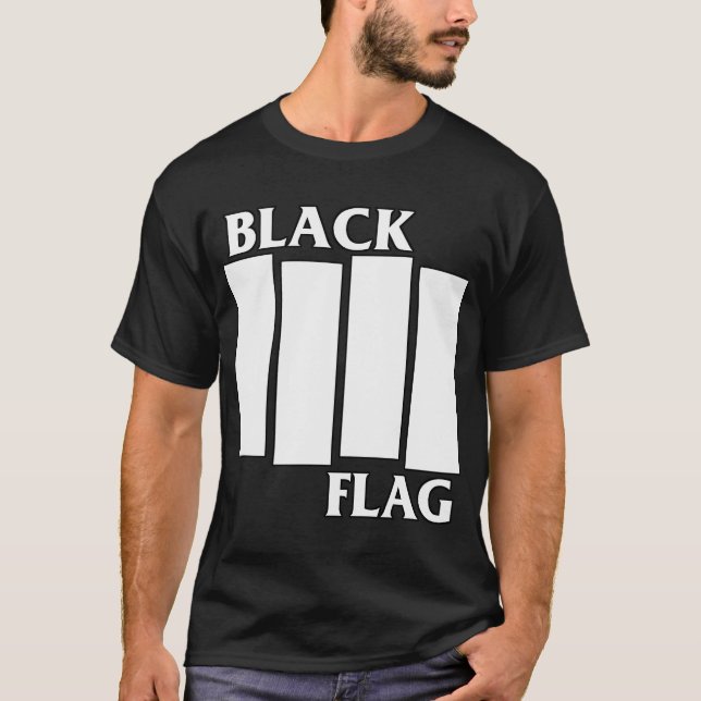 Black Flag Rockband T Shirt (Framsida)