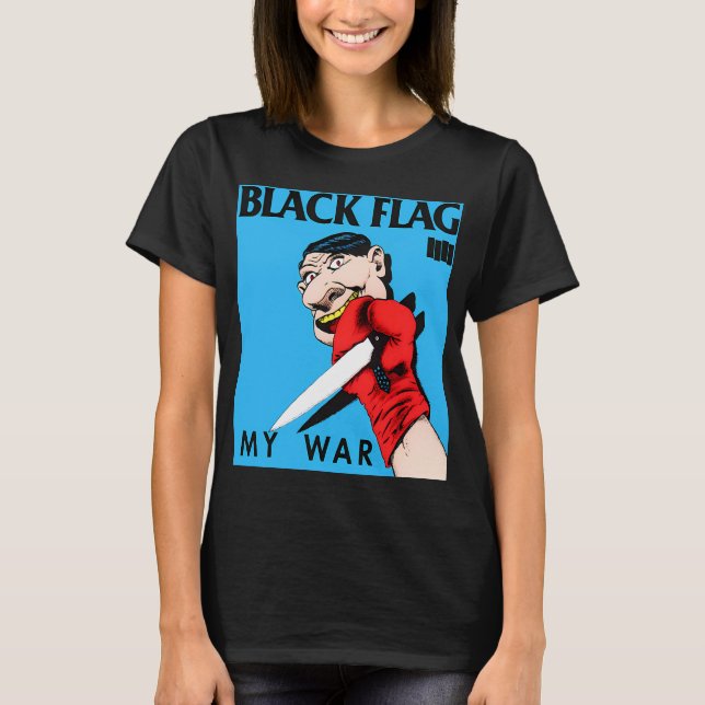 Black Flag Rockband T Shirt (Framsida)