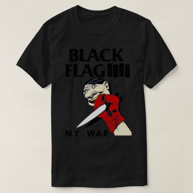 Black Flagga - Min Krig T Shirt (Design framsida)