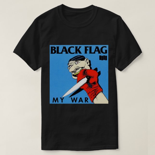 Black Flagga My Krig Classic T-Shirt (Design framsida)