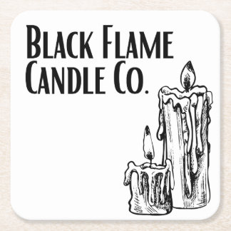 Black Flame Candle Co. Underlägg Papper Kvadrat