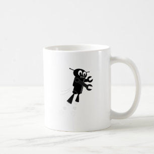 Black Flies Robot Kaffemugg