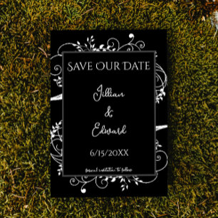 Black Flourish Spara datum meddelande