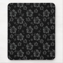 Black Flower Illustration på svart bakgrund