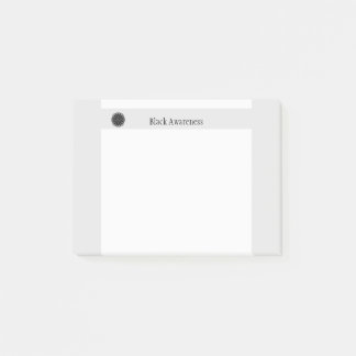 Black Flower Ribbon från Kenneth Yoncich Post-it Block