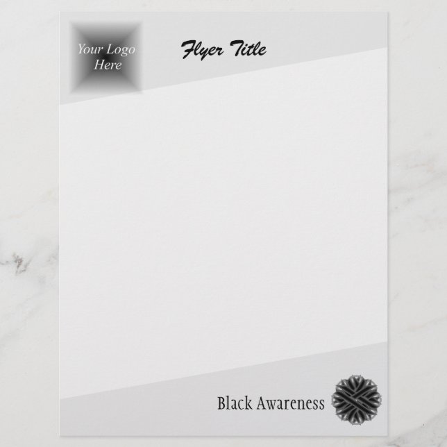 Black Flower Ribbon från Kenneth Yoncich Reklamblad (Framsidan)