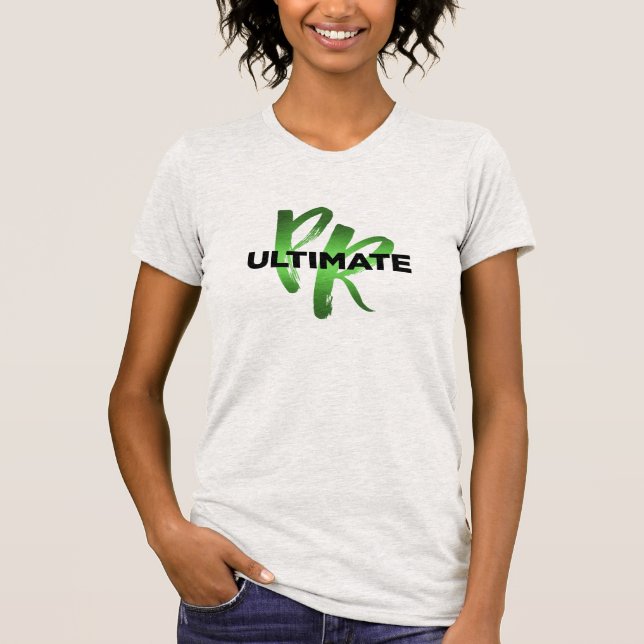 Bläck för PR Ulti på den ljusa T-tröja T Shirt (Framsida)