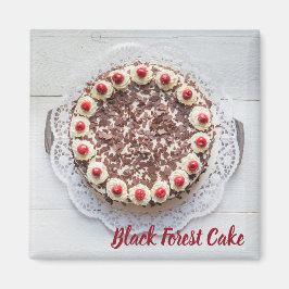 Black Forest Cake för gateau söttandbakning Magnet