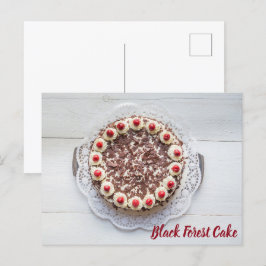 Black Forest Cake för gateau söttandbakning Vykort