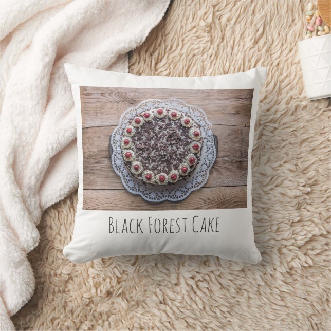 Black Forest Cake Gateau för konfektörer Kudde (Filt)