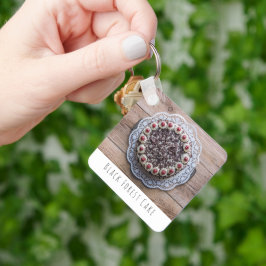 Black Forest Cake Gateau för konfektörer Nyckelring