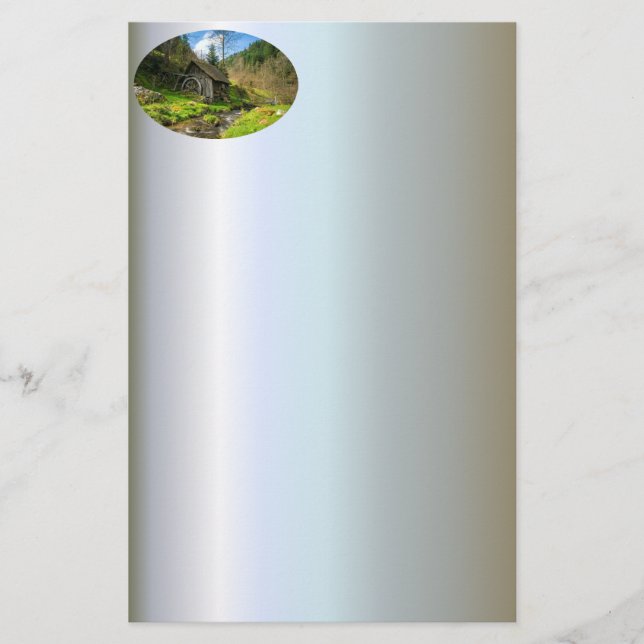 Black Forest Grist Mill Tyskland Brevpapper (Framsida)