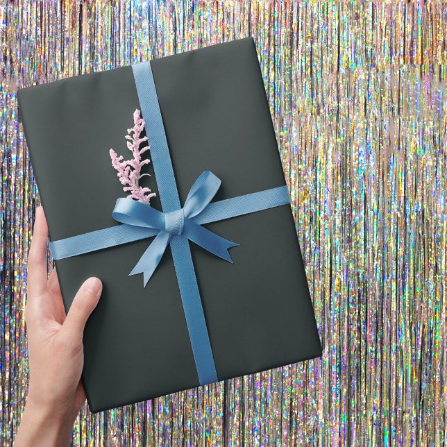 Black Forest Grönt Solid Färg Presentpapper (Skapare uppladdad)