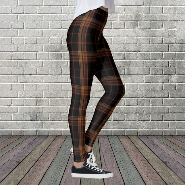 Black Forest Scottish KLAN Tartan Women's Leggings (Skapare uppladdad)
