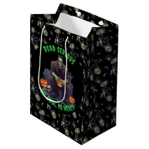 🖤 Black Frankenstein Halloween Gift Bag 💀 🎃