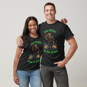 🖤 Black Frankenstein Halloween Tee 💀 ⚡