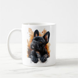 Black Fransk Bulldog Mugg
