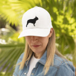 Black Fransk Bulldog Silhouette Frenchie Hund Keps<br><div class="desc">En coola Frenchie älskare truckerkeps. Black Fransk Bulldog silhouette. Unisex storlek passar bäst för tonåringar och vuxnor.</div>