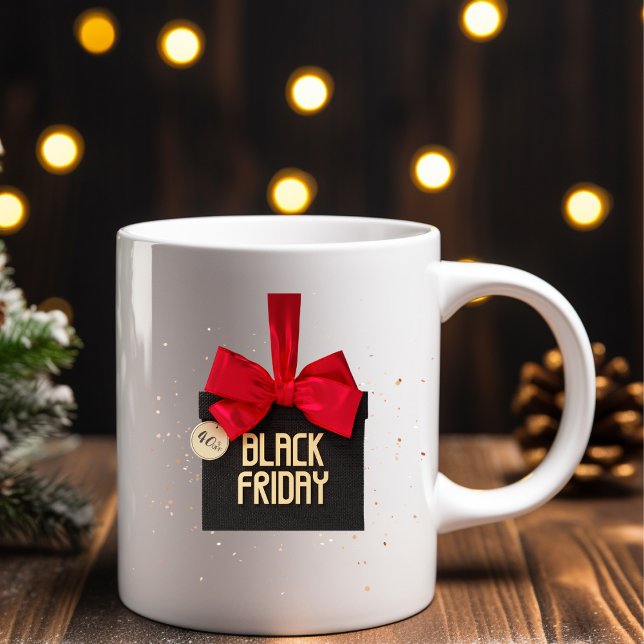 Black Fredag 2-tonkaffe Mugg (Skapare uppladdad)