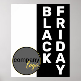 BLACK FREDAG AFFÄRSLOGOTYP SHOPPING PROMOTIONAL POSTER