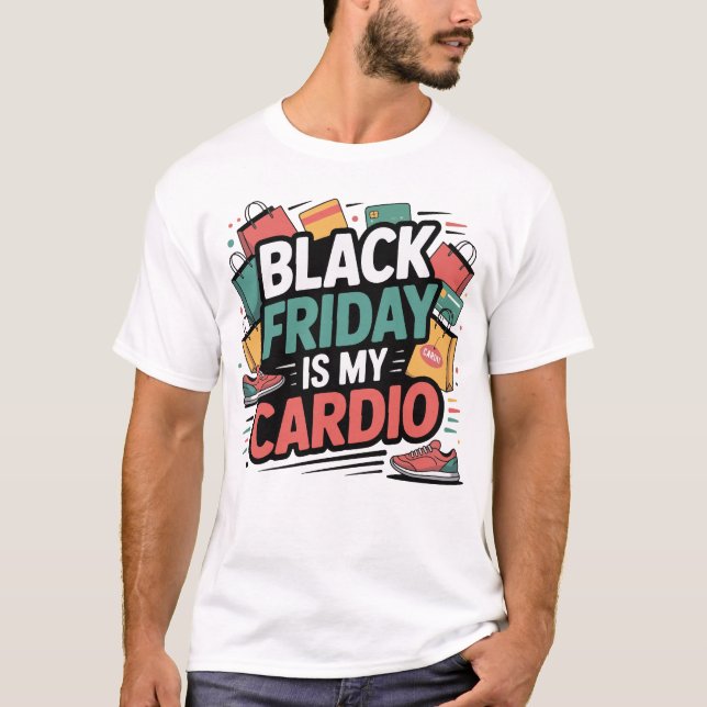 Black Fredag är My Cardio T Shirt (Framsida)