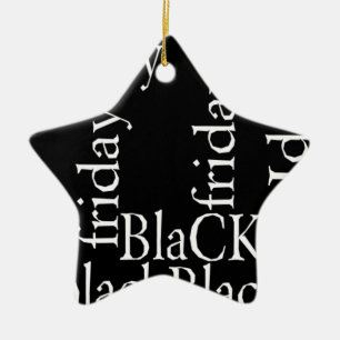 Black Fredag Design Julgransprydnad Keramik