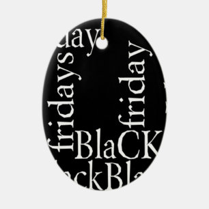 Black Fredag Design Julgransprydnad Keramik