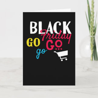 Black Fredag Go Go Shopping Kort