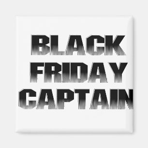 Black Fredag kapten Magnet